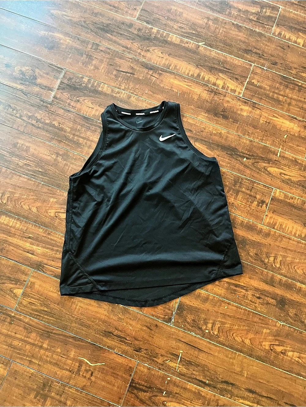 Nike Dri-FIT Running Tank Top Athletic Tank in Black Small